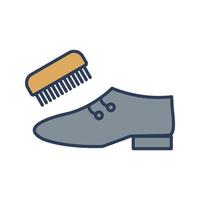 Shoe Polishing Vector Icon