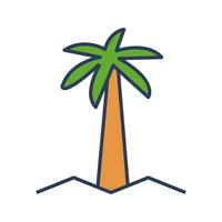 Coconut Tree Vector Icon