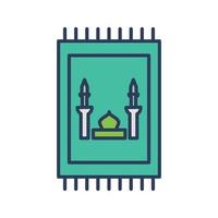 Prayer Rug Vector Icon