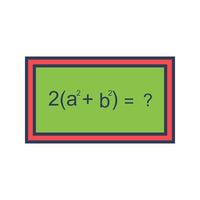 Solving Formula Vector Icon