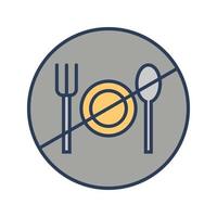 Fasting Vector Icon
