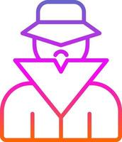 diseño de icono de vector de detective