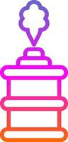 Tear Gas Vector Icon Design