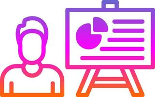 Presentation Vector Icon Design
