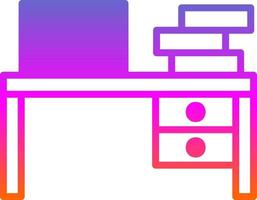 Work Table Vector Icon Design