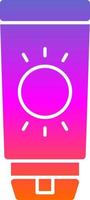 Sunblock Vector Icon Design