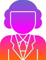 Judge Vector Icon Design