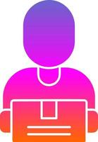 Deliveryman Vector Icon Design