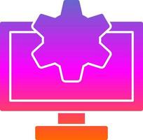 Monitor Vector Icon Design