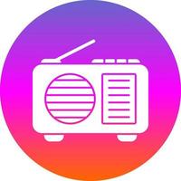 Radio Vector Icon Design