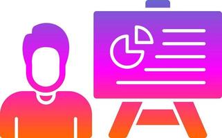 Presentation Vector Icon Design