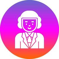 Judge Vector Icon Design