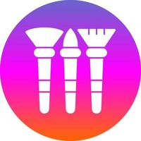 Makeup Brushes Vector Icon Design