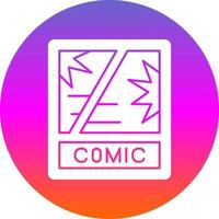 Comic Book Vector Icon Design