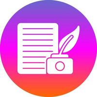 Manuscript Vector Icon Design