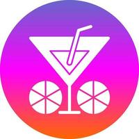 Cocktail Vector Icon Design