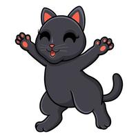 Cute bombay cat cartoon posing vector