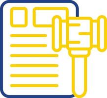 Law Vector Icon Design