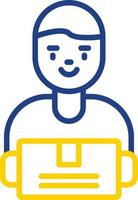 Deliveryman Vector Icon Design