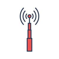 Telecome Tower Vector Icon