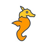 Seahorse Vector Icon