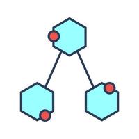 Chemical Structure Vector Icon