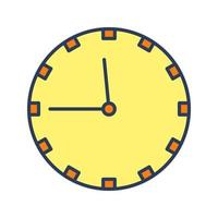 Wall Clock Vector Icon