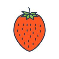 Strawberry Vector Icon