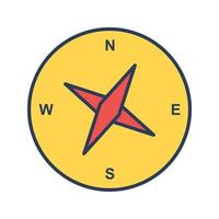 Compass Vector Icon