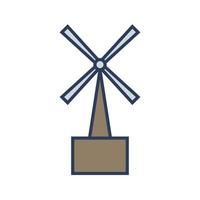 Windmills Vector Icon