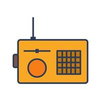 icono de vector de radio