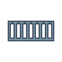Piano Keys Vector Icon