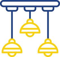 Ceiling Light Vector Icon Design