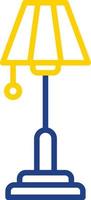 Floor Lamp Vector Icon Design