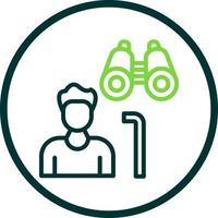 Hiker Vector Icon Design