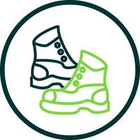 diseño de icono de vector de botas