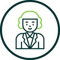 Judge Vector Icon Design