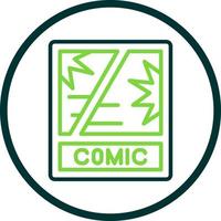 Comic Book Vector Icon Design