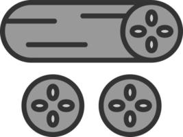 Cucumber Vector Icon Design