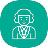 Judge Vector Icon Design