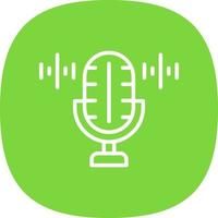 Voice Recorder Vector Icon Design