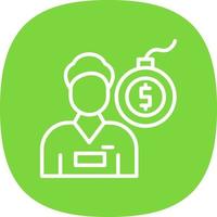 Debt Vector Icon Design
