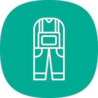 Coverall Vector Icon Design