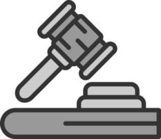 Law Vector Icon Design