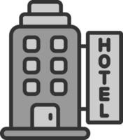 diseño de icono de vector de hotel