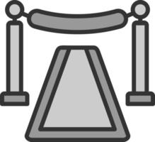 Red Carpet Vector Icon Design