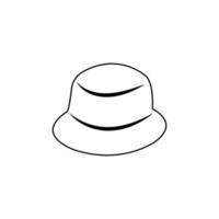 vector de ilustración de icono de sombrero