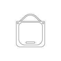 vector de ilustración de icono de bolsa