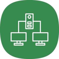 Computer Networks Vector Icon Design