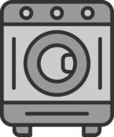 Washing Machine Vector Icon Design